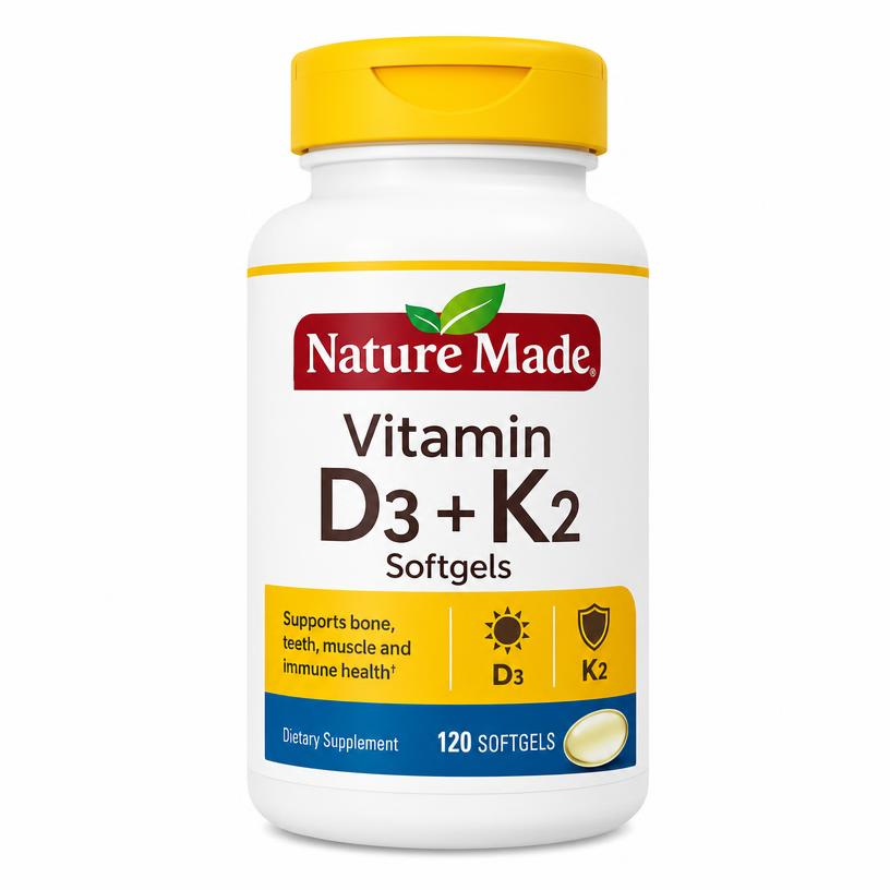 Vitamin D3 + K2 Softgels — vitamin supplement
